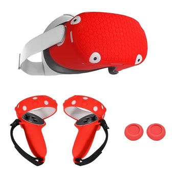 Новый защитный чехол для сенсорного контроллера Oculus Quest 2 VR, силиконовый чехол для полной защиты