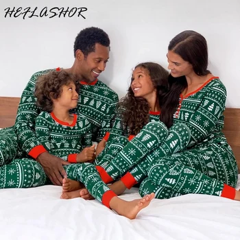 2023 Рождественские Пижамы Семейный Комплект Зеленый Красный Для Мамы И Детей, Для Взрослых, Для Маленьких Рождественских Семейных Комплектов, Семейные Рождественские Пижамы, Одежда